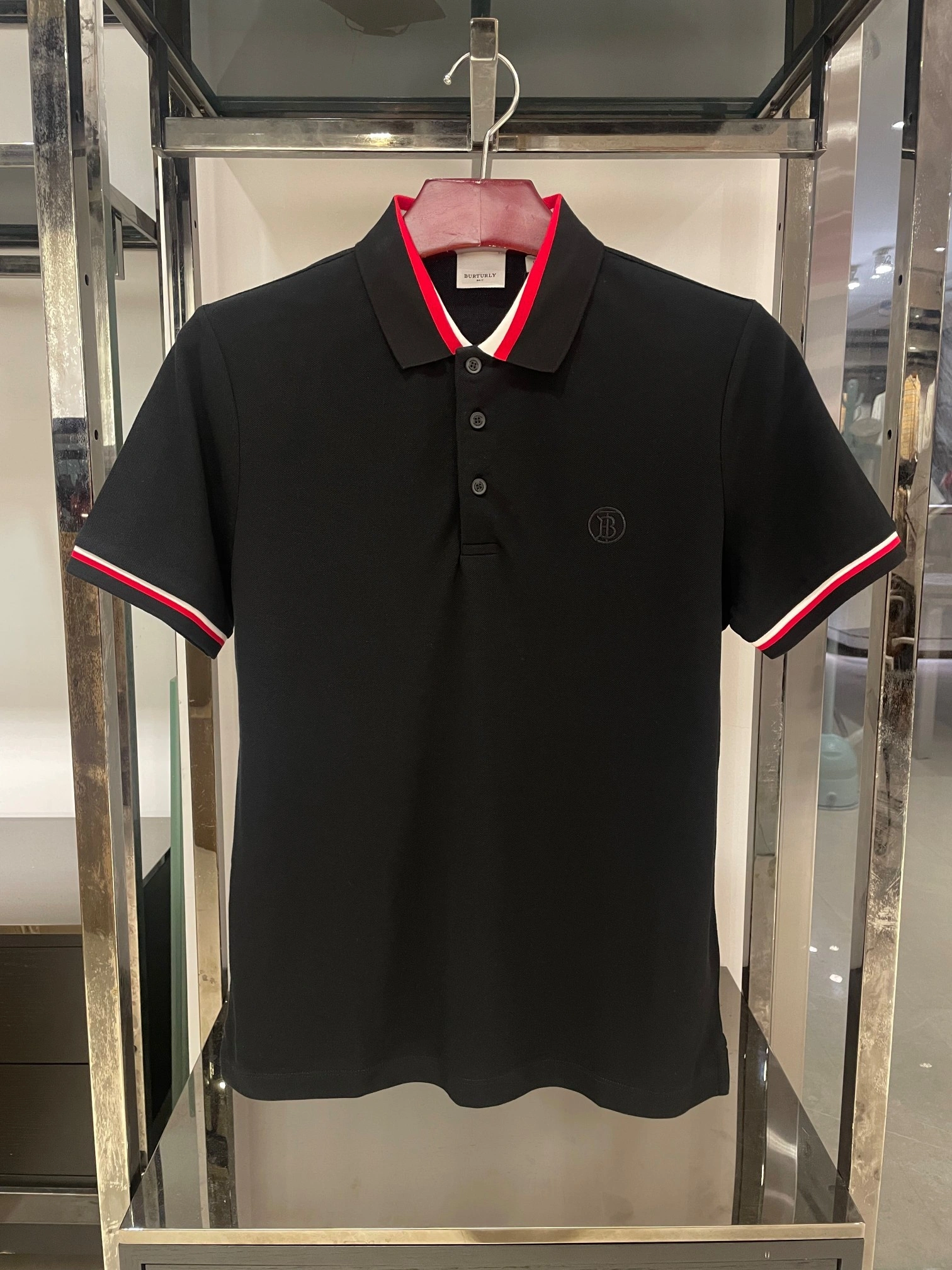wg.luxury- 2ur25rry embroidery cotton POLO 2Colour item:E-F409C0928-2